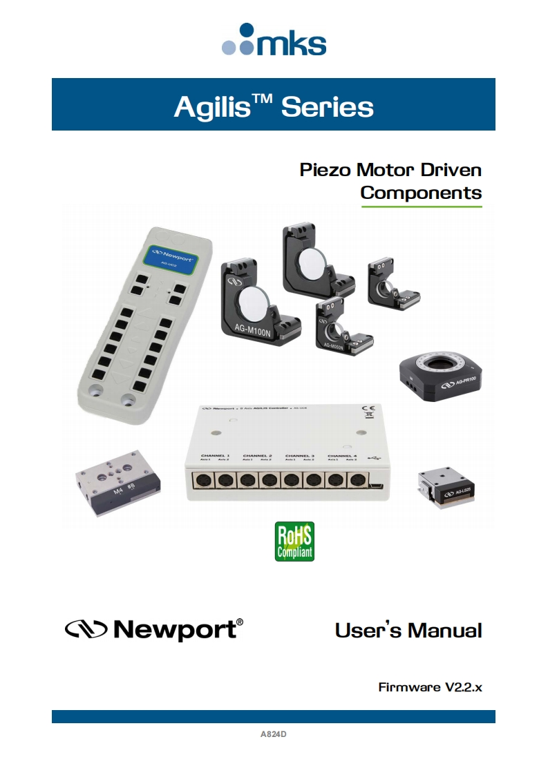 Agilis-Piezo-Motor-Driven-Components-操作说明书手册