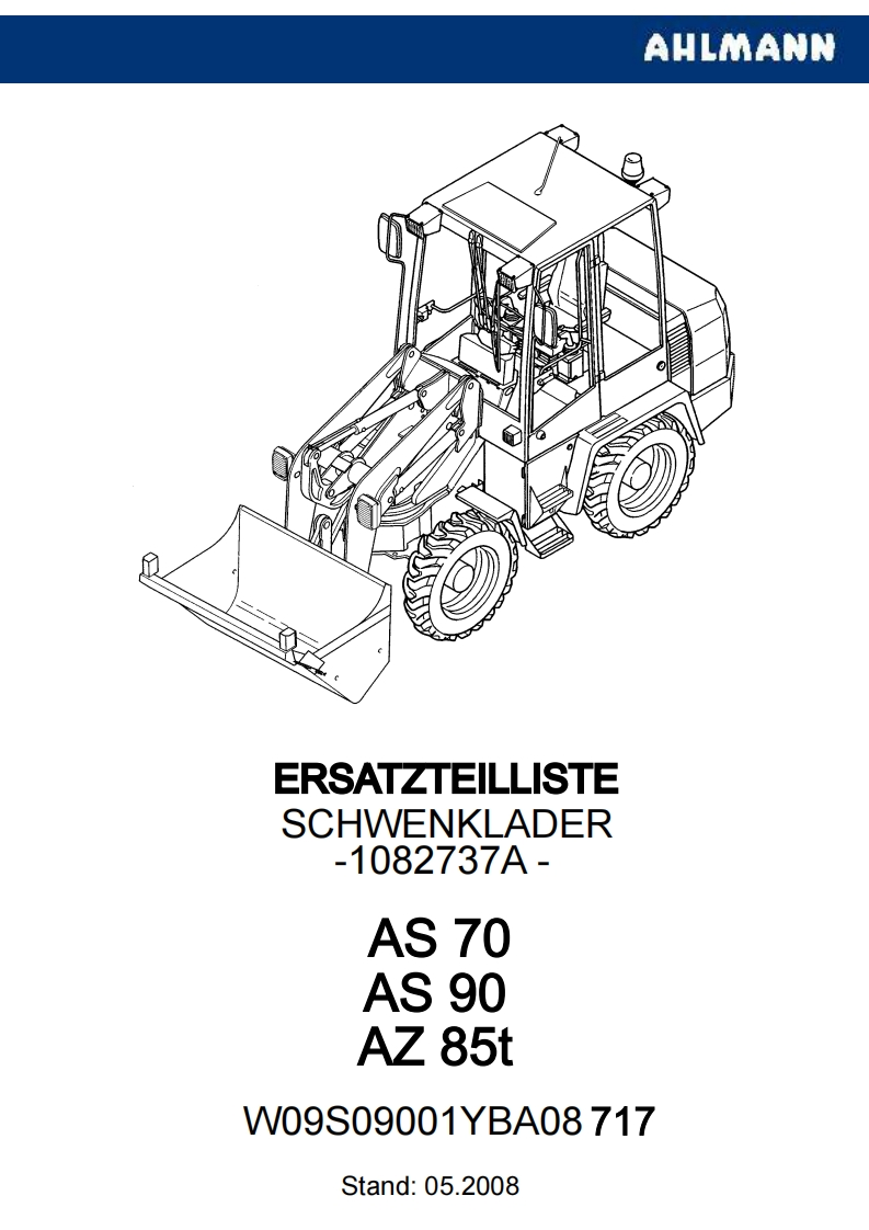 Ahlmann-AS70-90-AZ-85-Loader-Parts-Manual