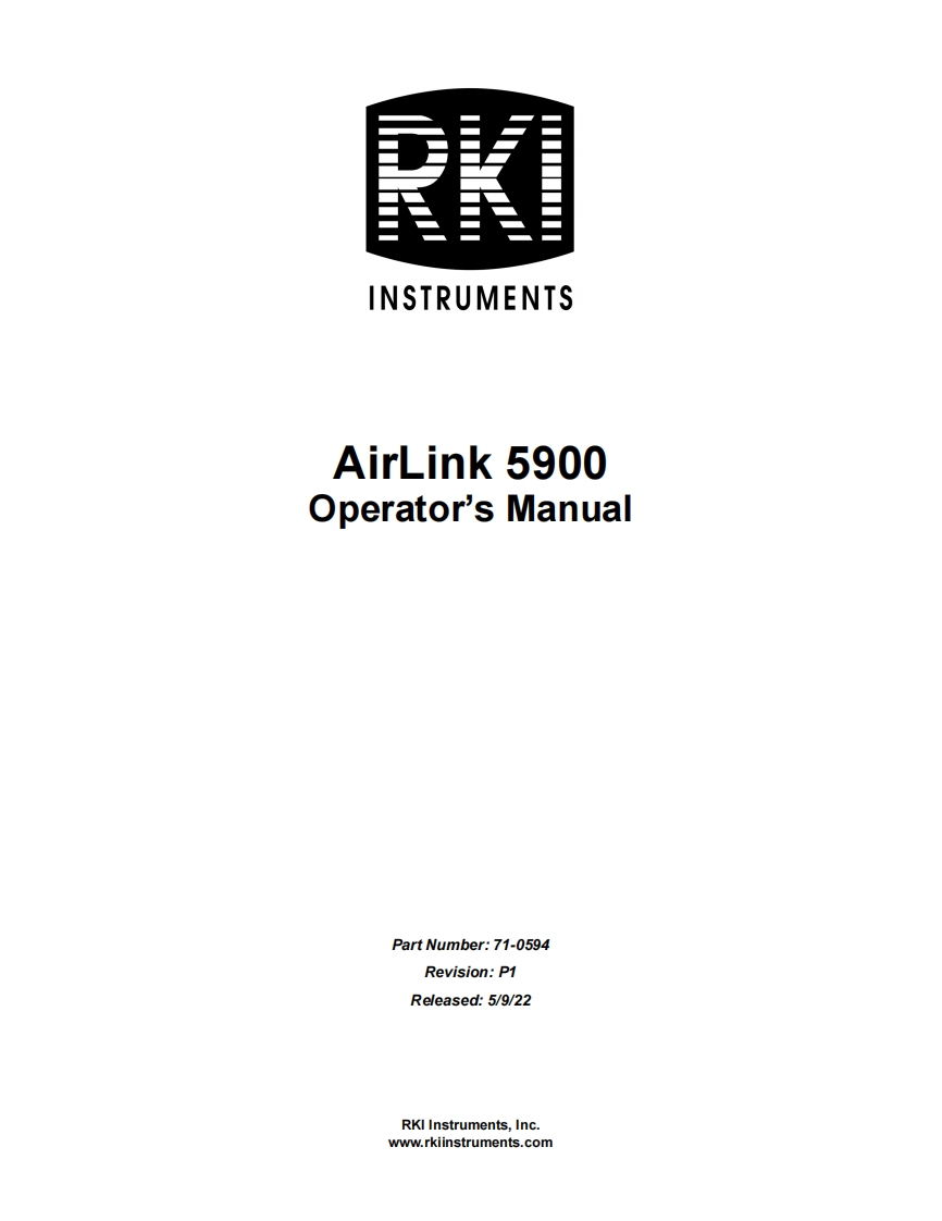 AirLink_5900_手册说明书指南