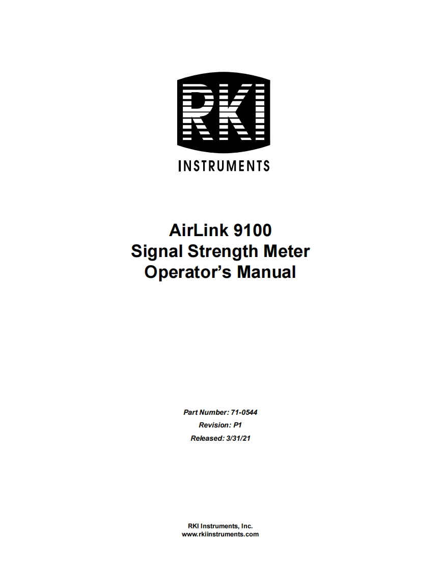 AirLink_9100_手册说明书指南