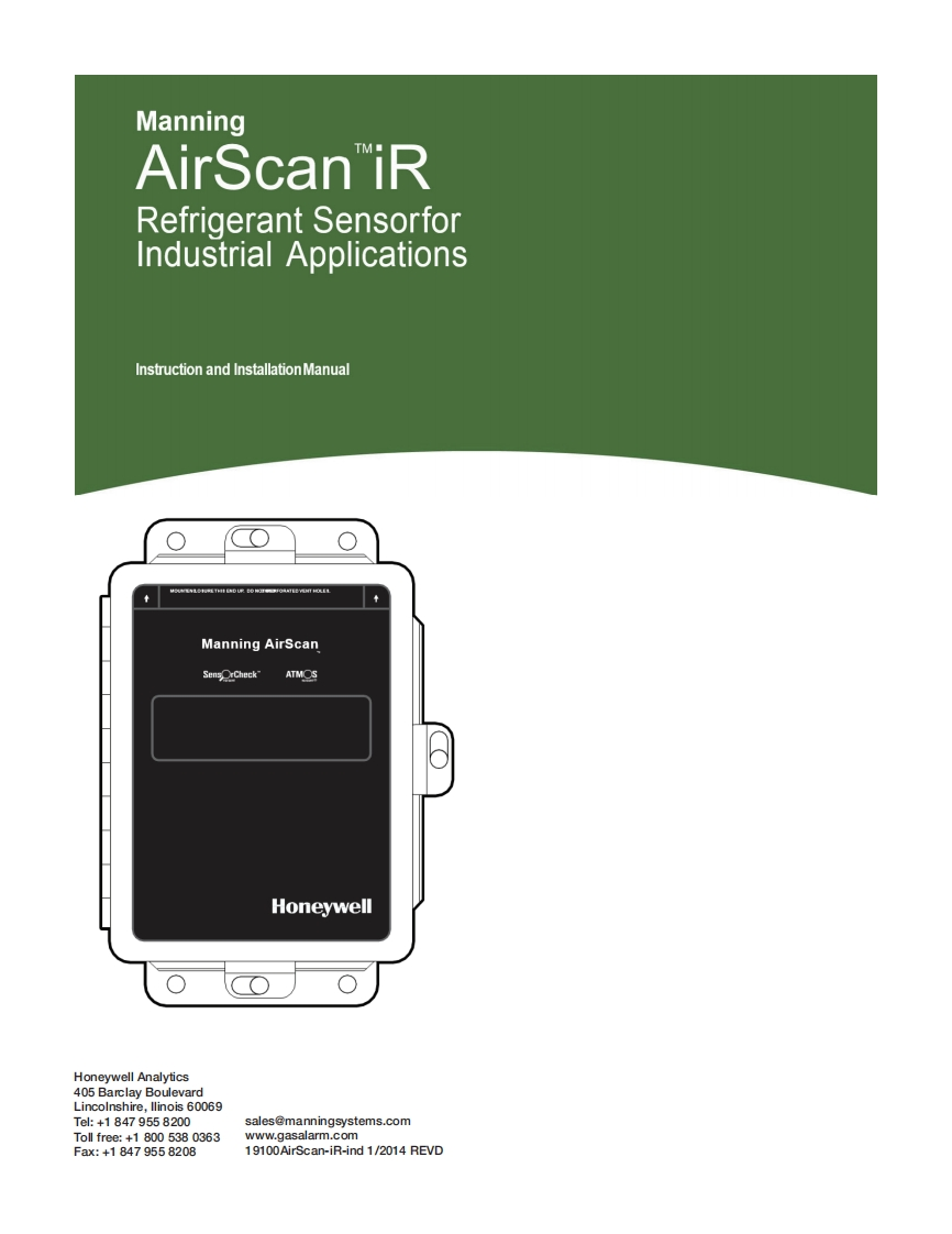AirScaniR手册说明书指南IndustrialRevD