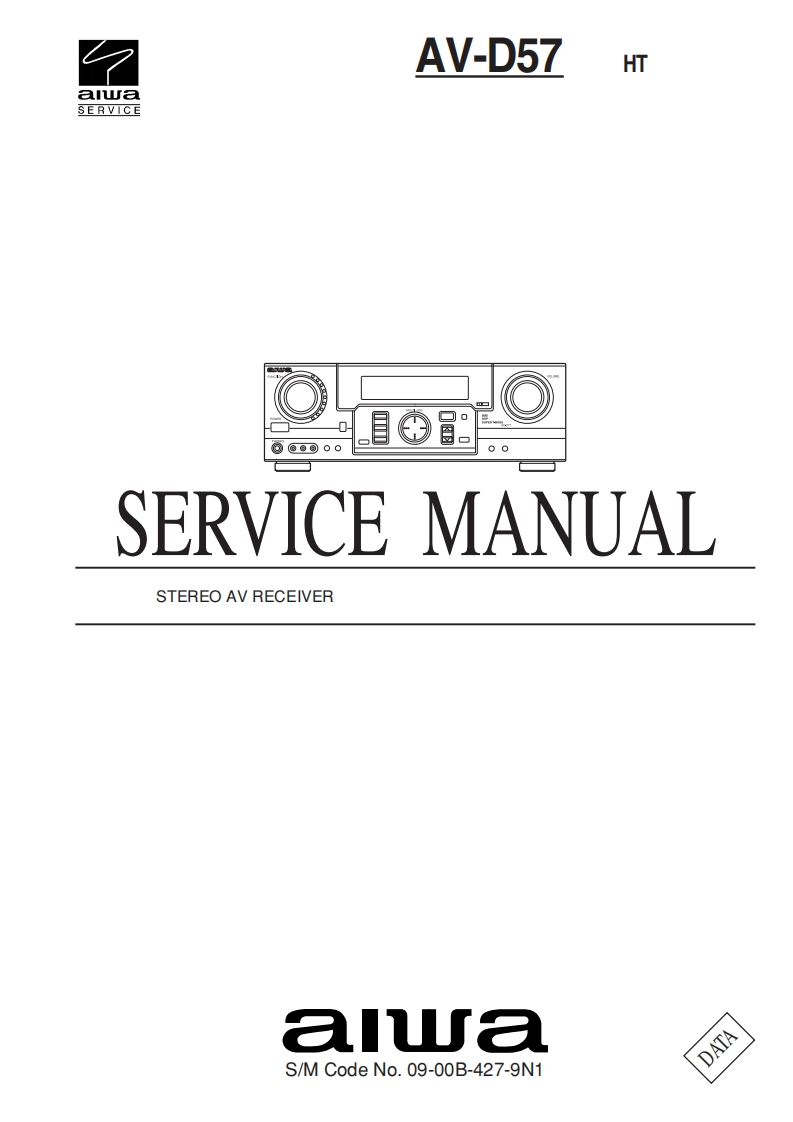 Aiwa-AVD57-avr-维修说明书手册含电器原理图