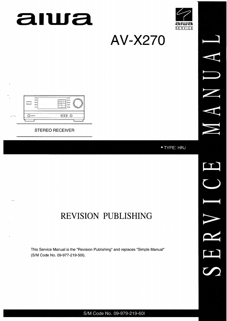 Aiwa-AVX270-avr-维修说明书手册含电器原理图