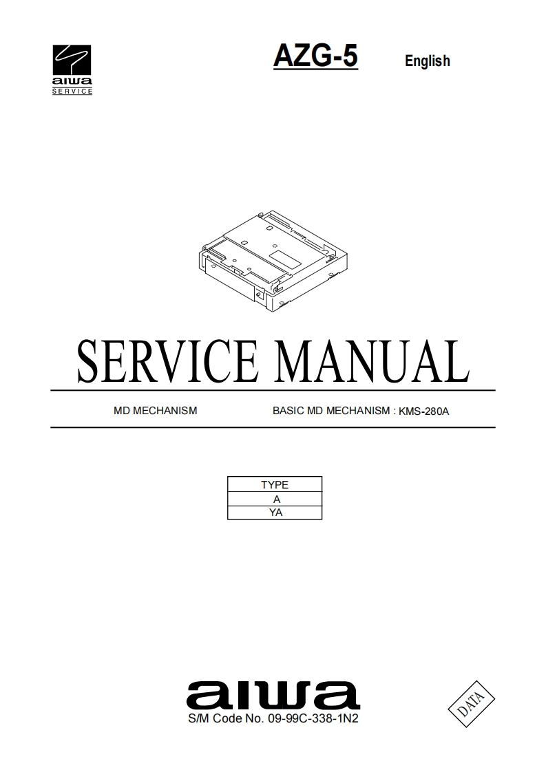 Aiwa-AZG5-cdm-维修说明书手册含电器原理图