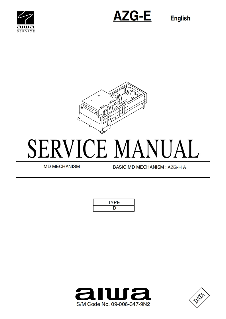 Aiwa-AZGE-md-维修说明书手册含电器原理图