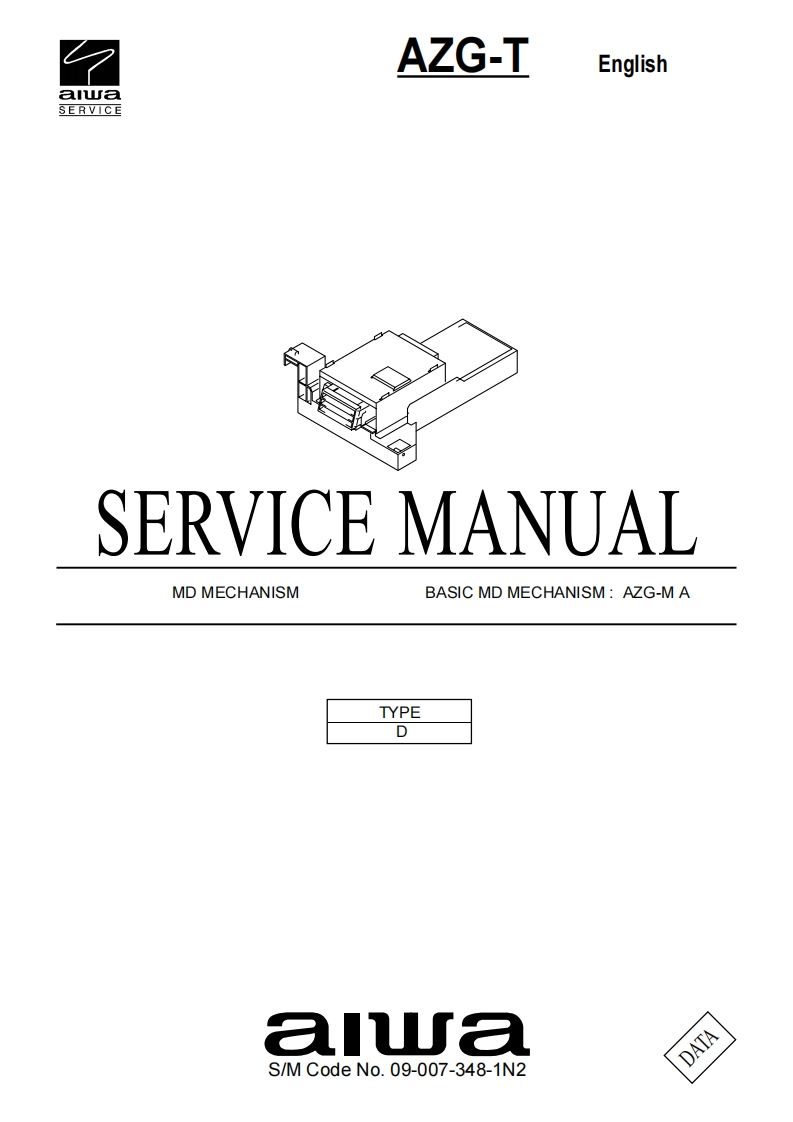 Aiwa-AZGT-mdm-维修说明书手册含电器原理图