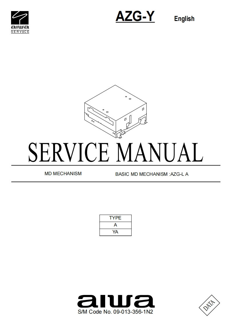 Aiwa-AZGY-mdm-维修说明书手册含电器原理图