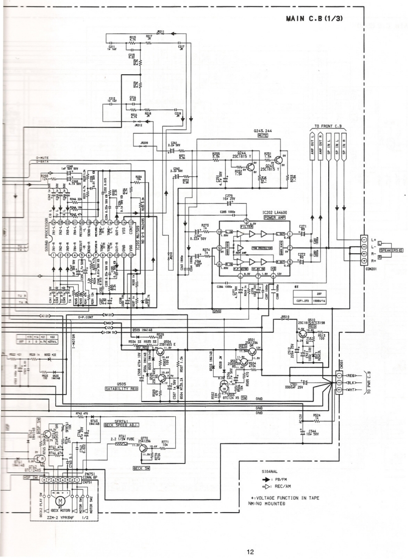 Aiwa-CADW239-pr-电气原理图手册