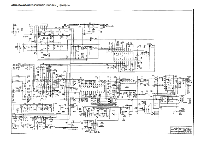 Aiwa-CAW54_MK2-cs-电气原理图手册