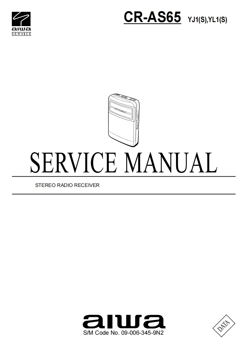 Aiwa-CRAS65-rr-维修说明书手册含电器原理图