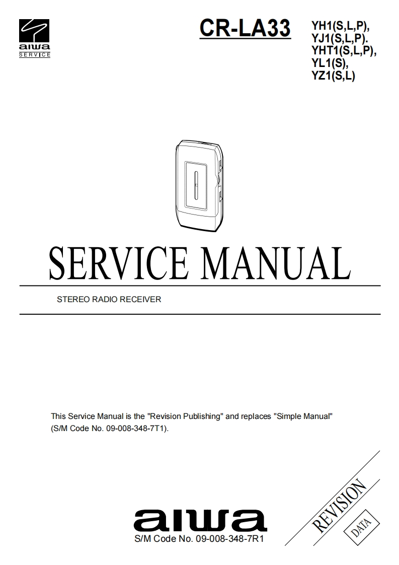 Aiwa-CRLA33-pr-维修说明书手册含电器原理图