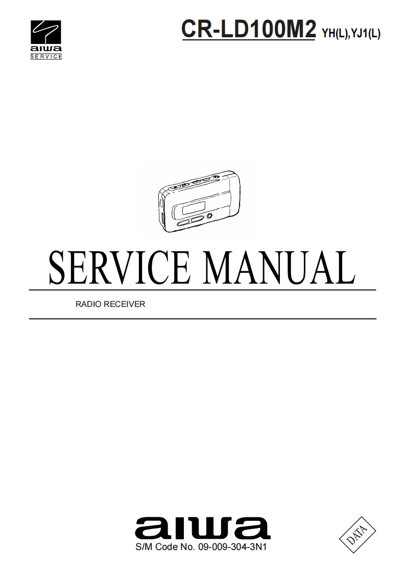 Aiwa-CRLD100M2-pr-维修说明书手册含电器原理图