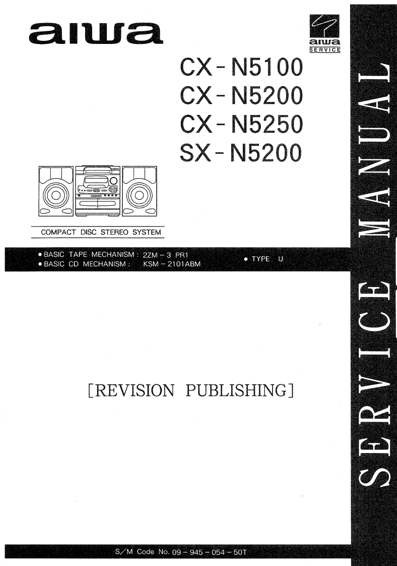 Aiwa-SXN5200-cs-维修说明书手册含电器原理图