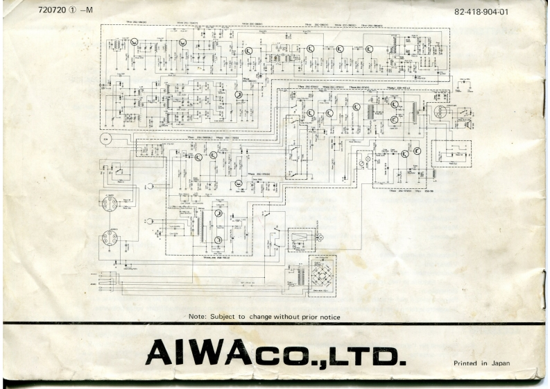Aiwa-TPR202-tape-电气原理图手册