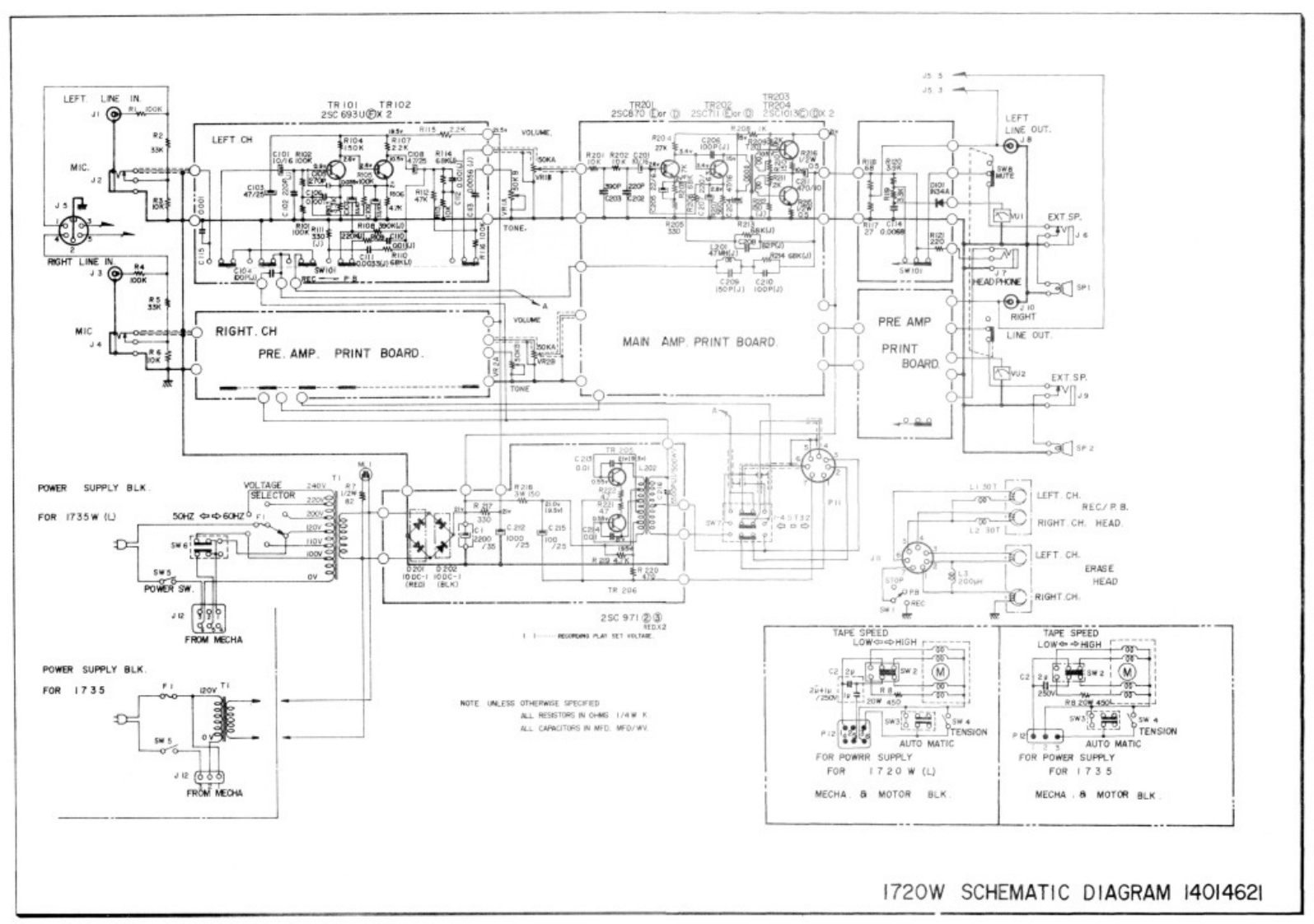 Akai-1720-W-Schematic