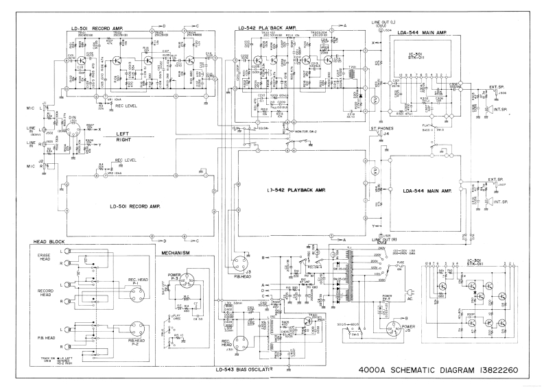 Akai-4000A-tape-电气原理图手册