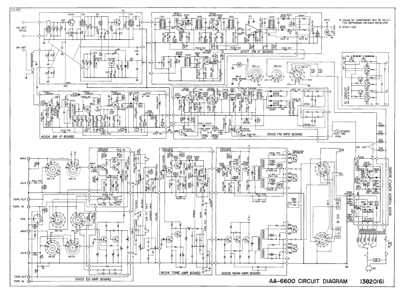 Akai-AA-6600-维修电器原理图手册