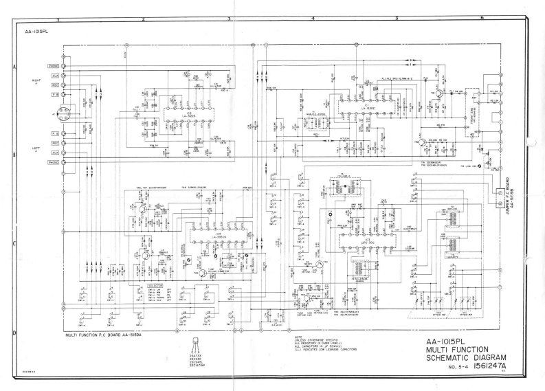 Akai-AA1015PL-rec-电气原理图手册