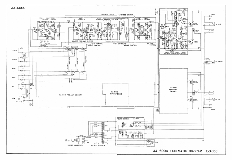 Akai-AA6000-int-维修说明书手册含电器原理图
