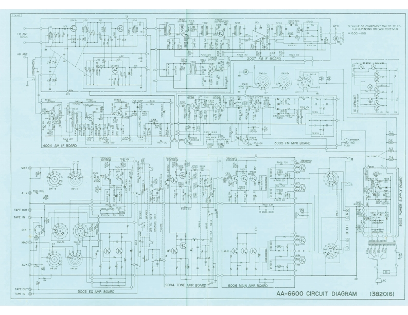 Akai-AA6600-rec-电气原理图手册