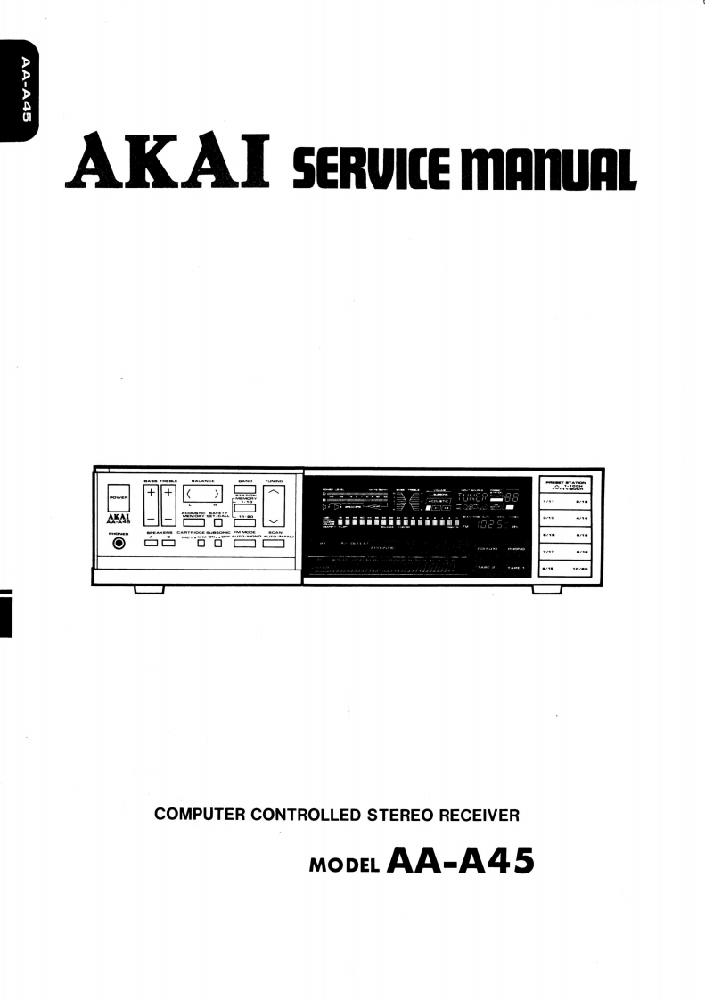Akai-AAA45-rec-电气原理图手册