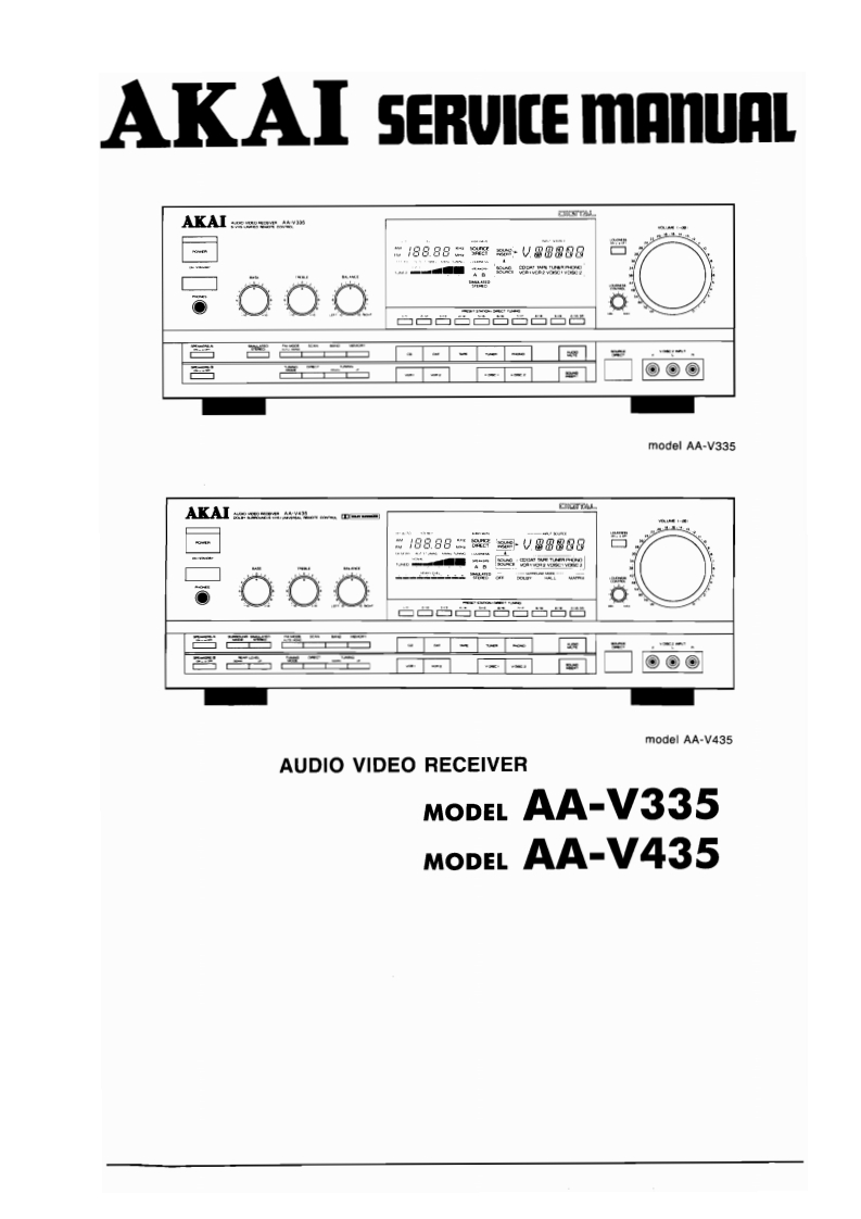 Akai-AAV-335-AAV-435-维修电器原理图手册