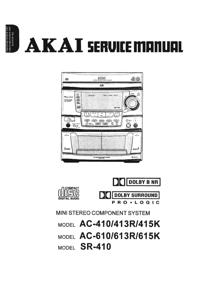 Akai-AC-413-R-维修电器原理图手册