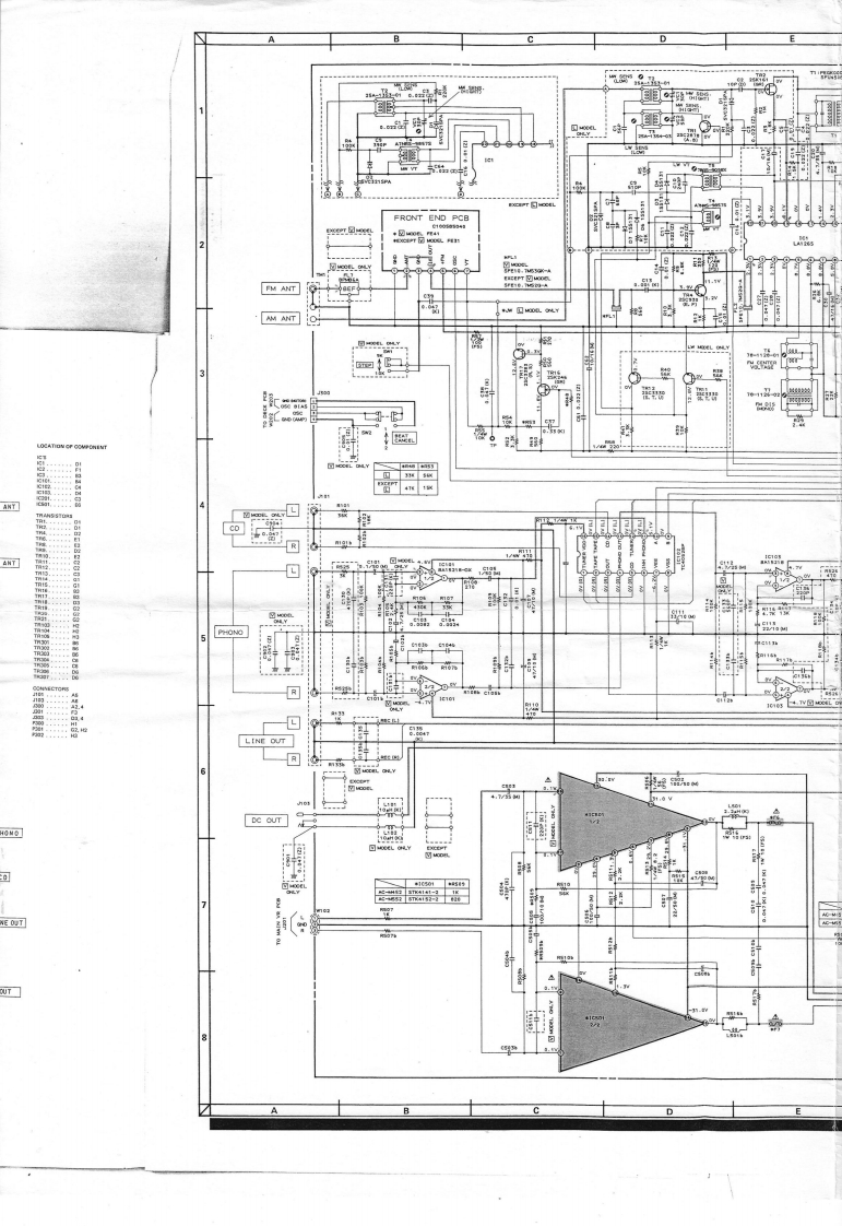 Akai-ACM452L-cs-电气原理图手册