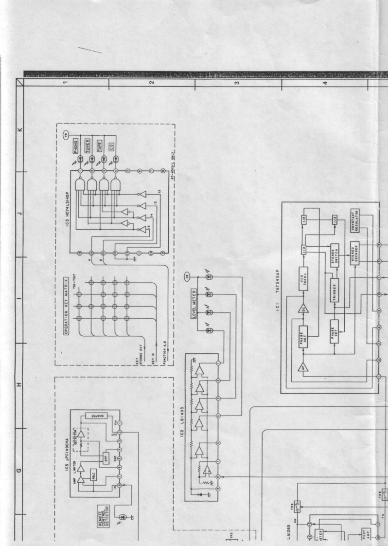 Akai-ACM510-tape-电气原理图手册