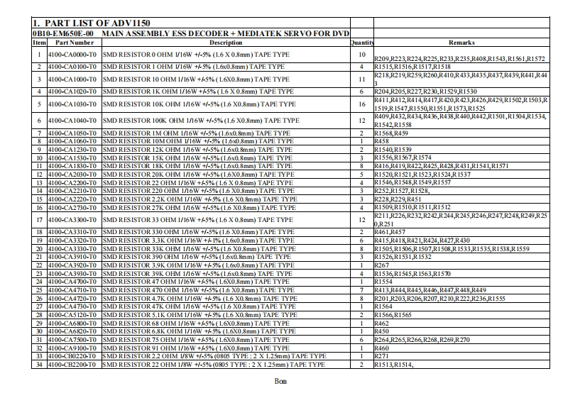 Akai-ADV-1150-维修电器原理图手册
