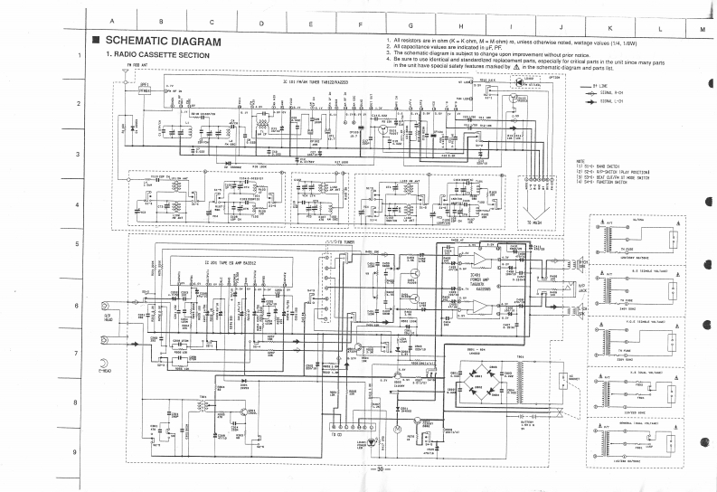 Akai-AJ302-rec-电气原理图手册