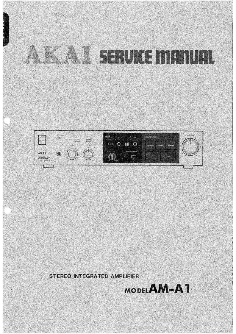 Akai-AMA1-int-维修说明书手册含电器原理图