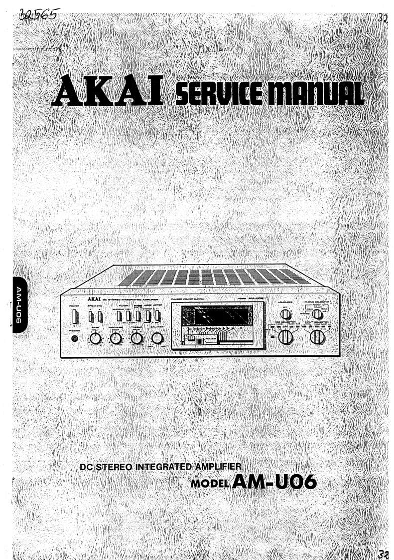 Akai-AMU06-int-维修说明书手册含电器原理图