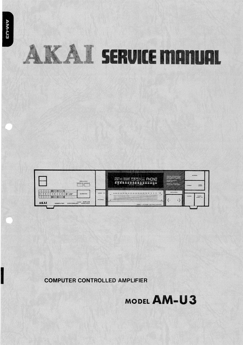 Akai-AMU3-int-维修说明书手册含电器原理图