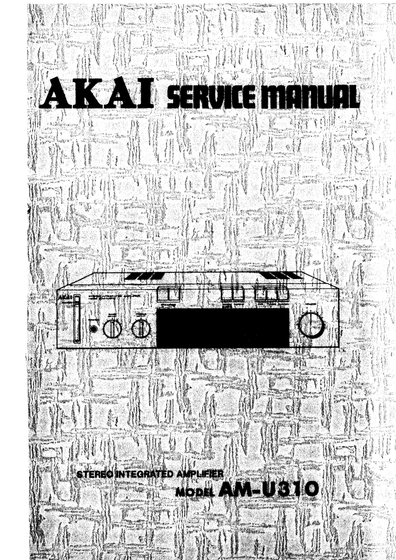 Akai-AMU310-int-维修说明书手册含电器原理图
