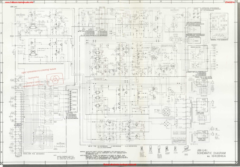 Akai-AMU41-int-电气原理图手册