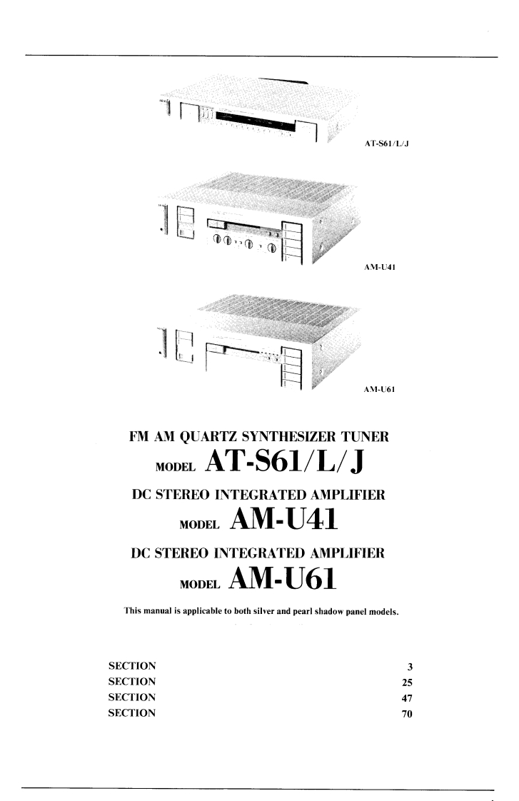 Akai-AMU41-int-维修说明书手册含电器原理图