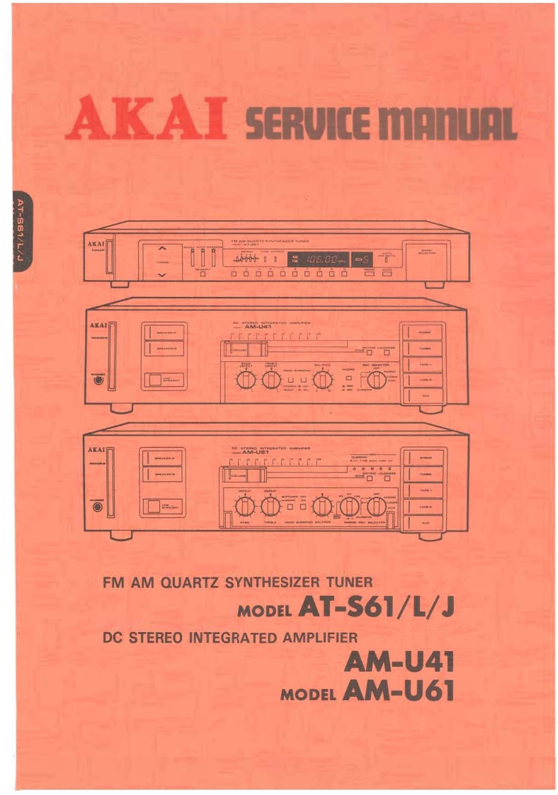 Akai-AMU41-int-维修说明书手册含电器原理图2