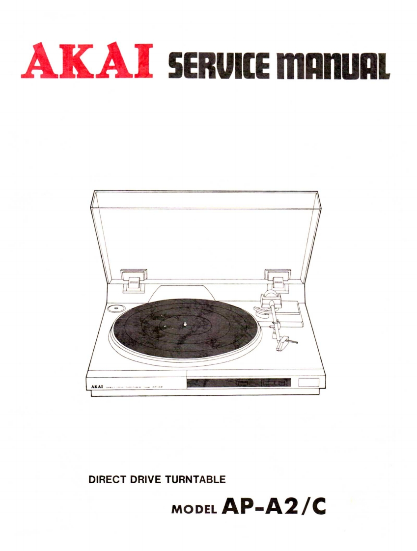 Akai-APA2C-tt-维修说明书手册含电器原理图