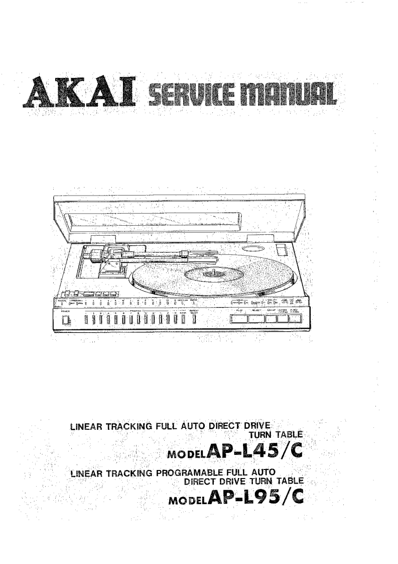 Akai-APL45C-tt-维修说明书手册含电器原理图