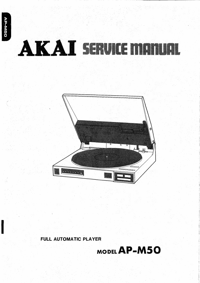 Akai-APM50-tt-维修说明书手册含电器原理图