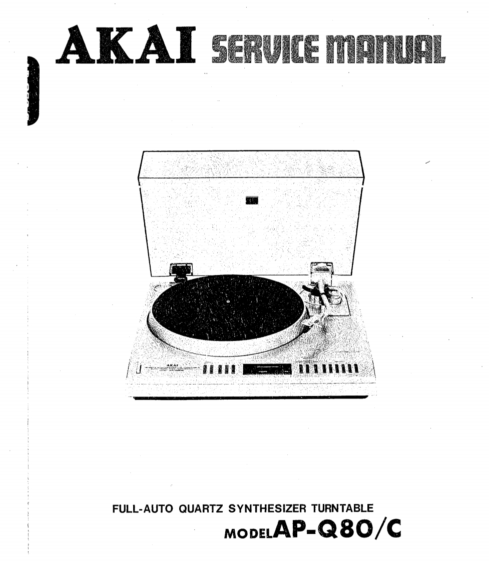 Akai-APQ80-tt-维修说明书手册含电器原理图_2