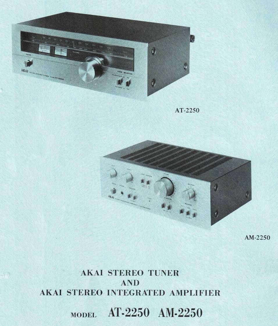 Akai-AT2250-tun-维修说明书手册含电器原理图