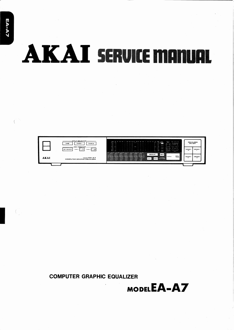 Akai-EAA7-eq-维修说明书手册含电器原理图