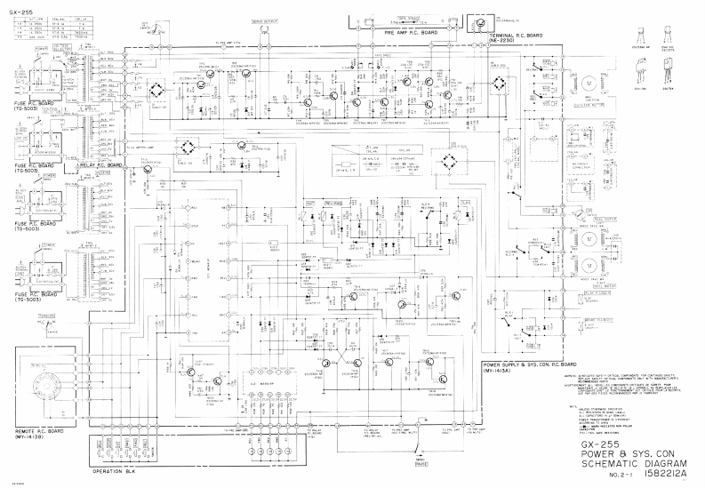Akai-GX255-tape-电气原理图手册2
