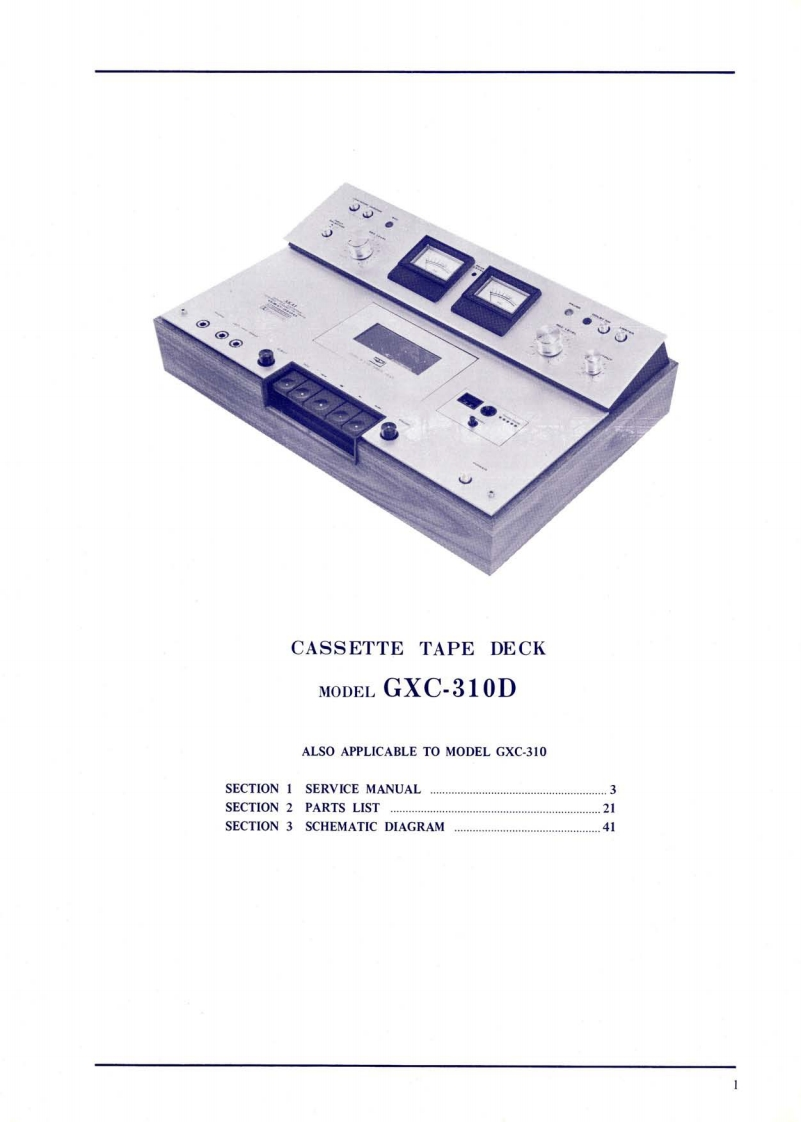 Akai-GXC310D-tape-维修说明书手册含电器原理图