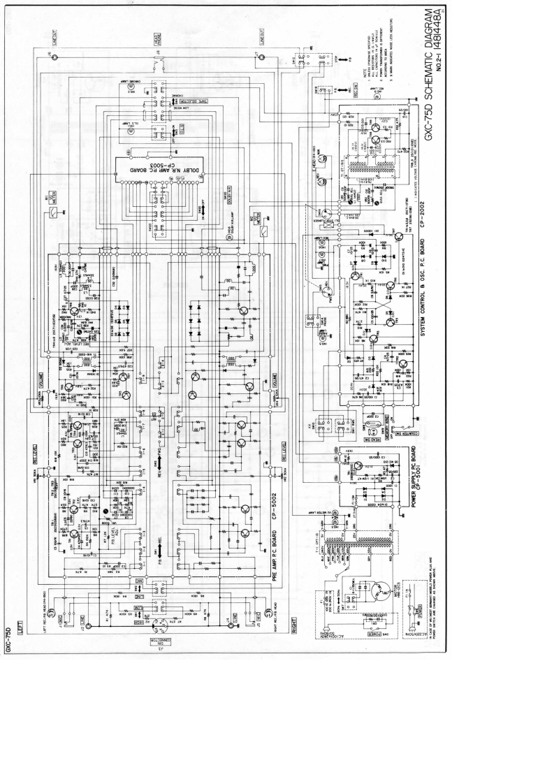 Akai-GXC75D-tape-电气原理图手册