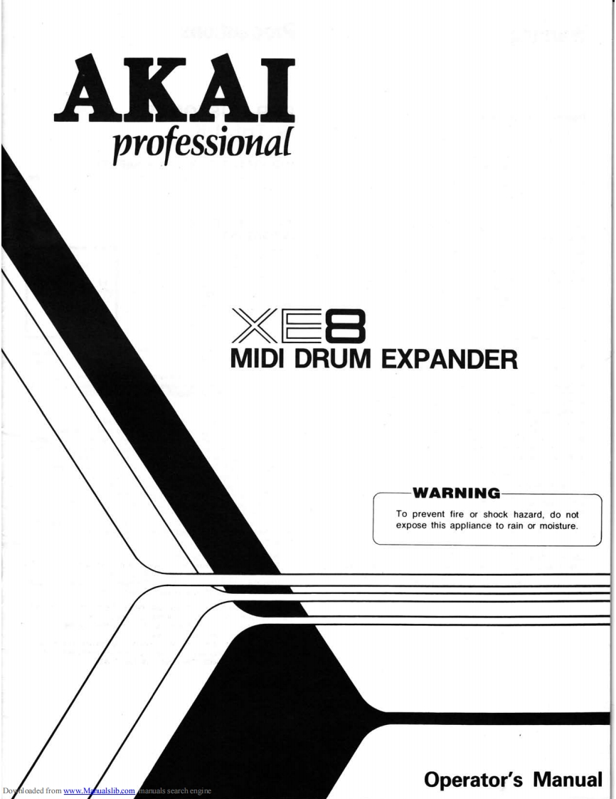 AkaiXE8user使用说明书手册
