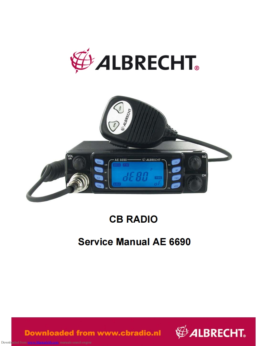 Albrecht_AE-6690_(Service_Manual维修手册含电器原理图)