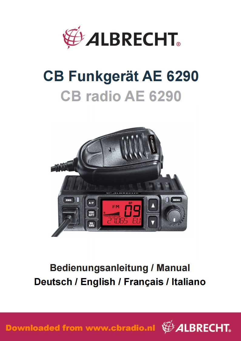 Albrecht_AE6290_DE_ENG_FR_ITA_09-2022_1操作说明书手册